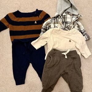5 piece 0-3 months baby gap lot
